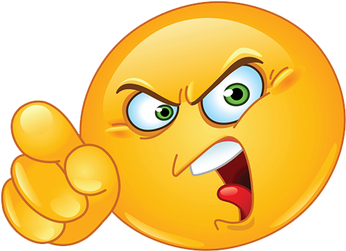 Angry Emoji Png Hd - Angry Icons (500x400), Png Download