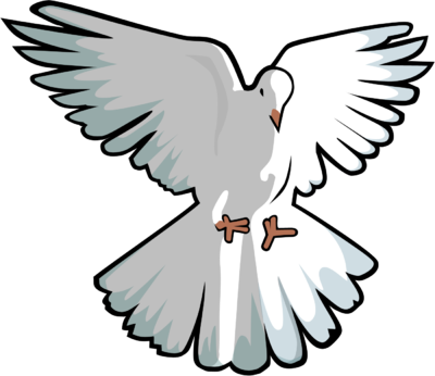 Peace Dove Clipart Transparent - Dove Clip Art (400x346), Png Download