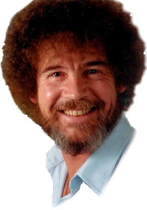 Bobross Painter Paint Artist - Bob Ross (291x416), Png Download