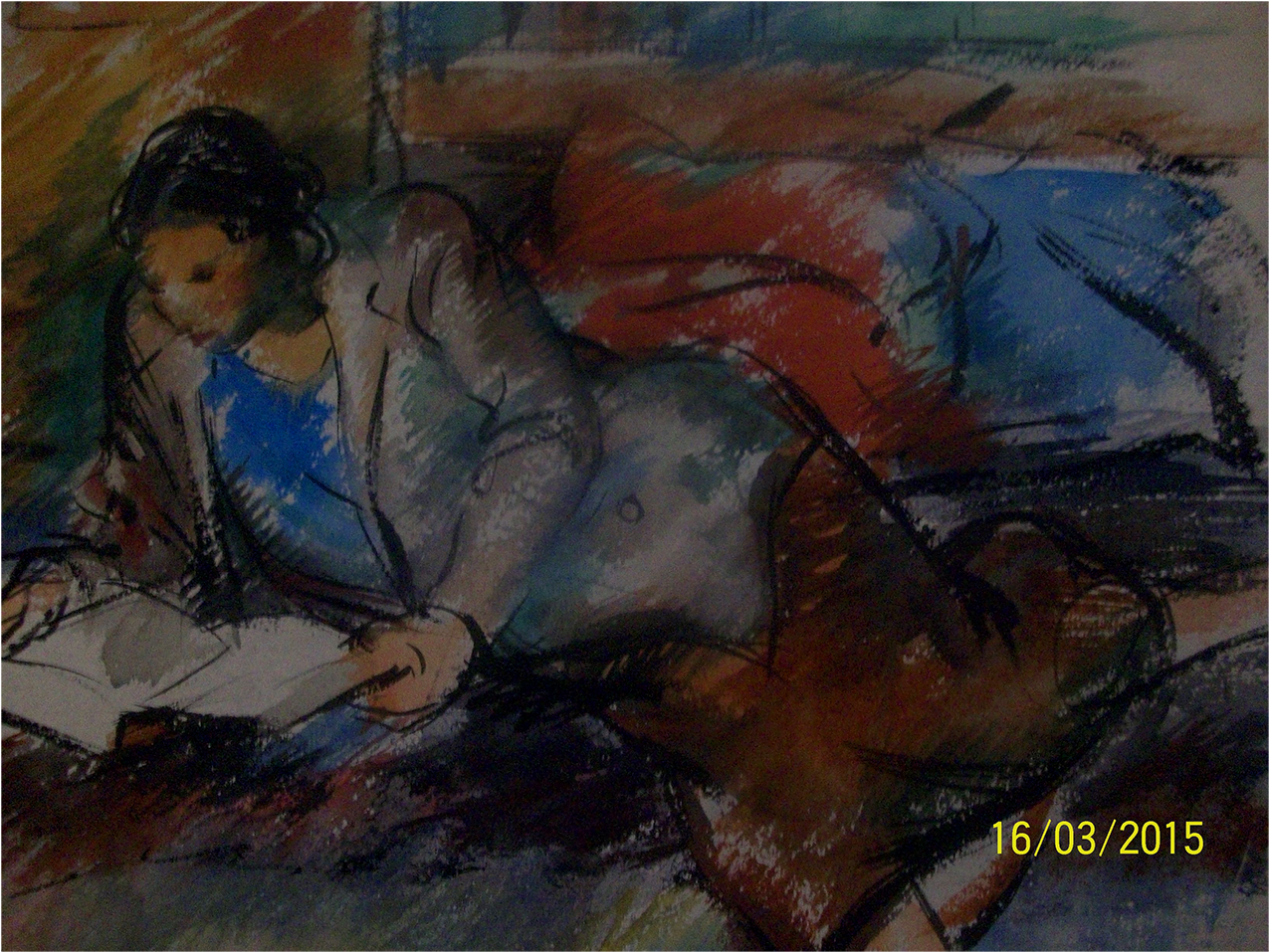 Graphic Black And White Seymour Fogel Modernist American - Drawing (1400x1400), Png Download