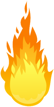 Ball Of Fire - Fire Transparent (400x400), Png Download