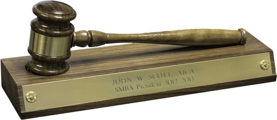 President's Gavel (1000x453), Png Download