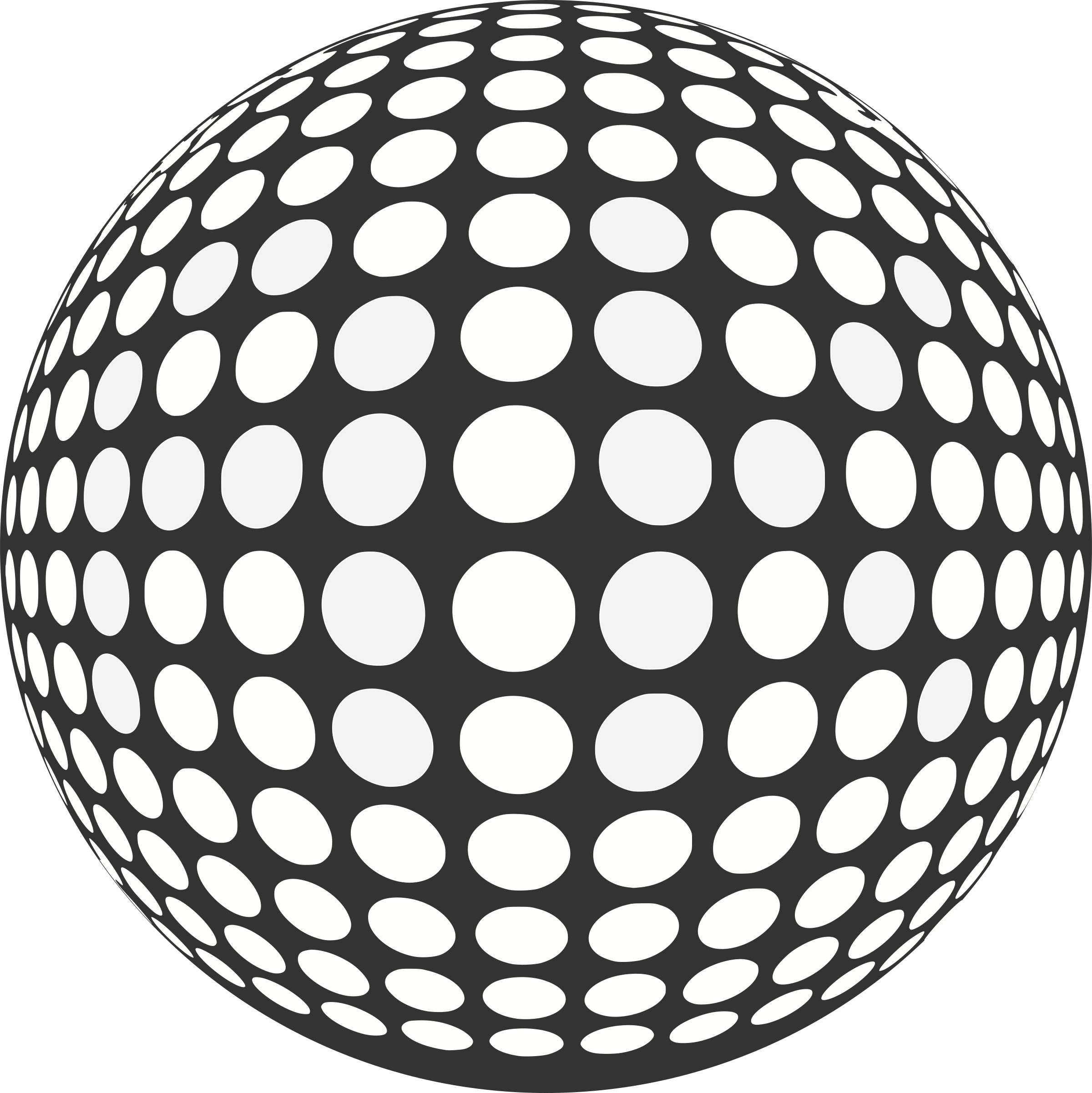 Dots & More Logo Png Transparent - Dots Sphere Png (2400x2402), Png Download