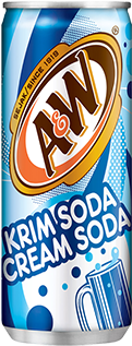 A And W Cream Soda - A&w Root Beer, 12 Oz. Cans, 24/pack, White (598x336), Png Download