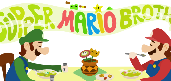 Supper Mario Broth (700x335), Png Download