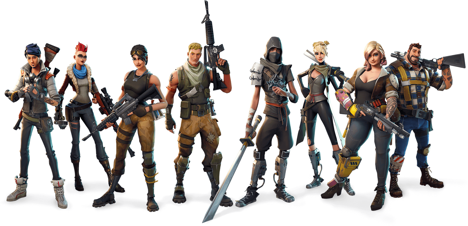 Play Fortnite Battle Royale - Fortnite Battle Royale Png (1835x878), Png Download