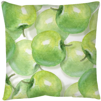 Watercolor Apples, Seamless Pattern - Watercolor Painting (400x400), Png Download