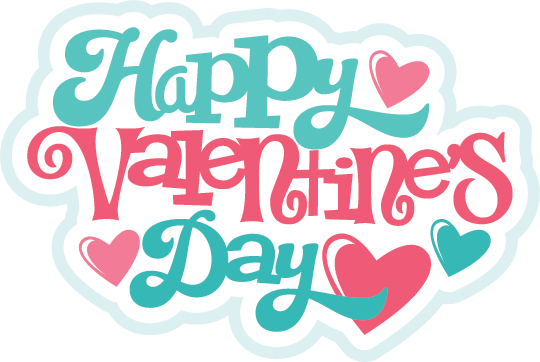Happy Valentine's Day Svg File For Scrapbooking Free - Happy Valentines Day Scrapbook (540x362), Png Download