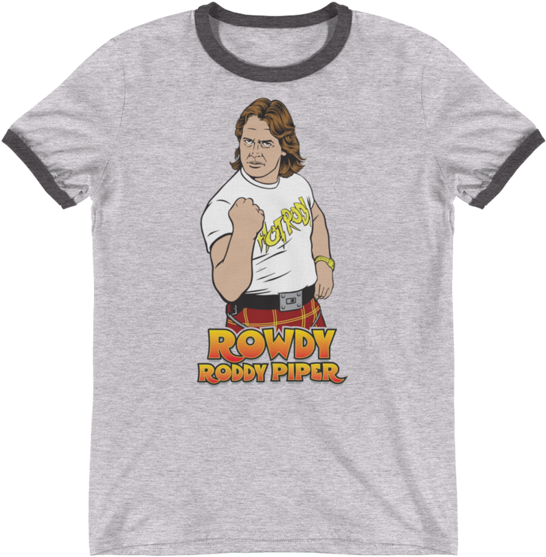 "rowdy" Roddy Piper Ringer T-shirt - True Love Is Seen In The Eyes (900x900), Png Download