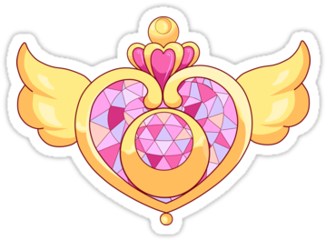 Also Buy This Artwork On Stickers, Apparel, Phone Cases, - Sailor Moon Heart (375x360), Png Download