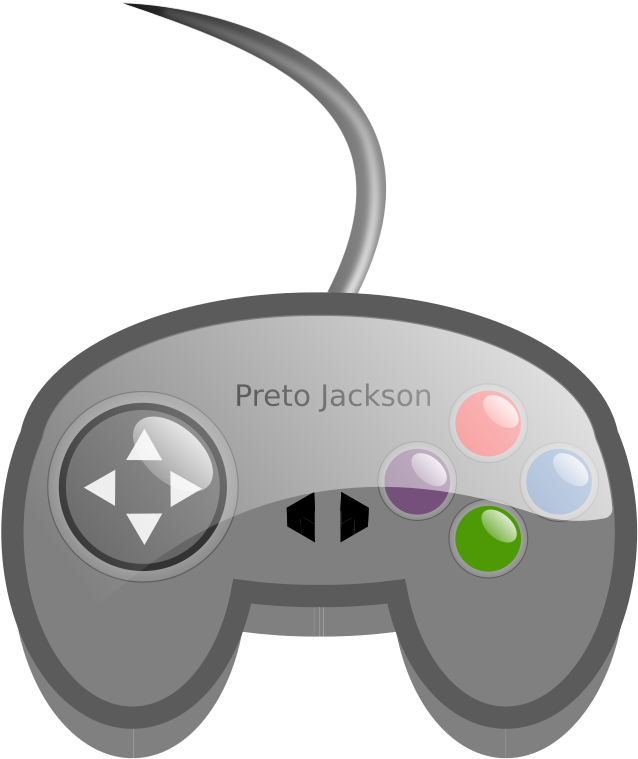 Generic Video Game Controller (566x800), Png Download
