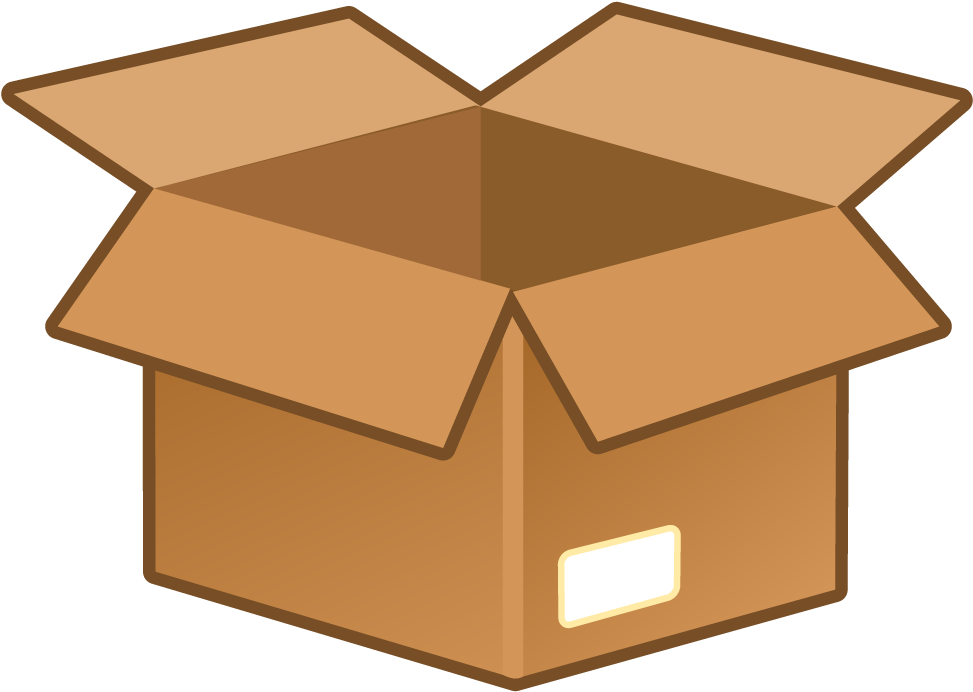 Box Png Free Download - Cardboard Box Png Transparent (1000x833), Png Download