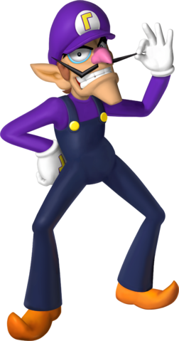 Waluigi Dbkwii - Wario And Waluigi (252x479), Png Download