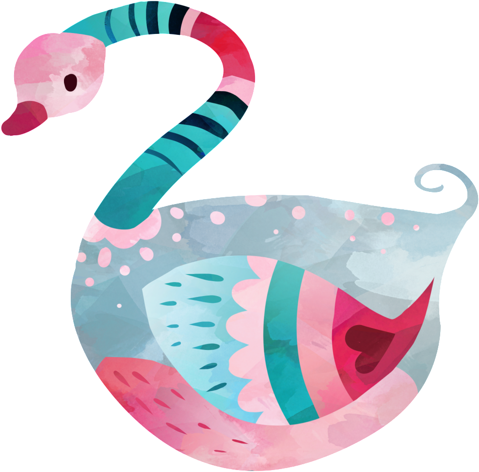 Love Swan Beach Towel (1024x1014), Png Download