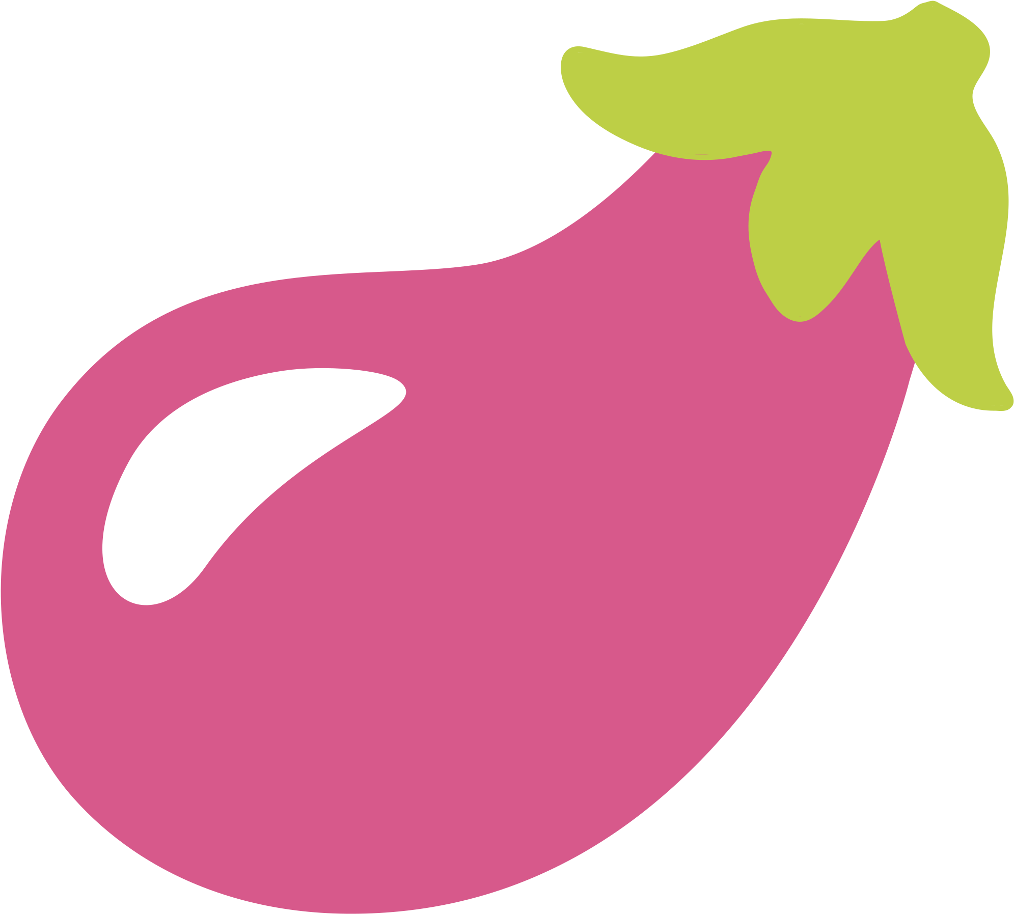 Open - Android Aubergine Emoji (2000x2000), Png Download