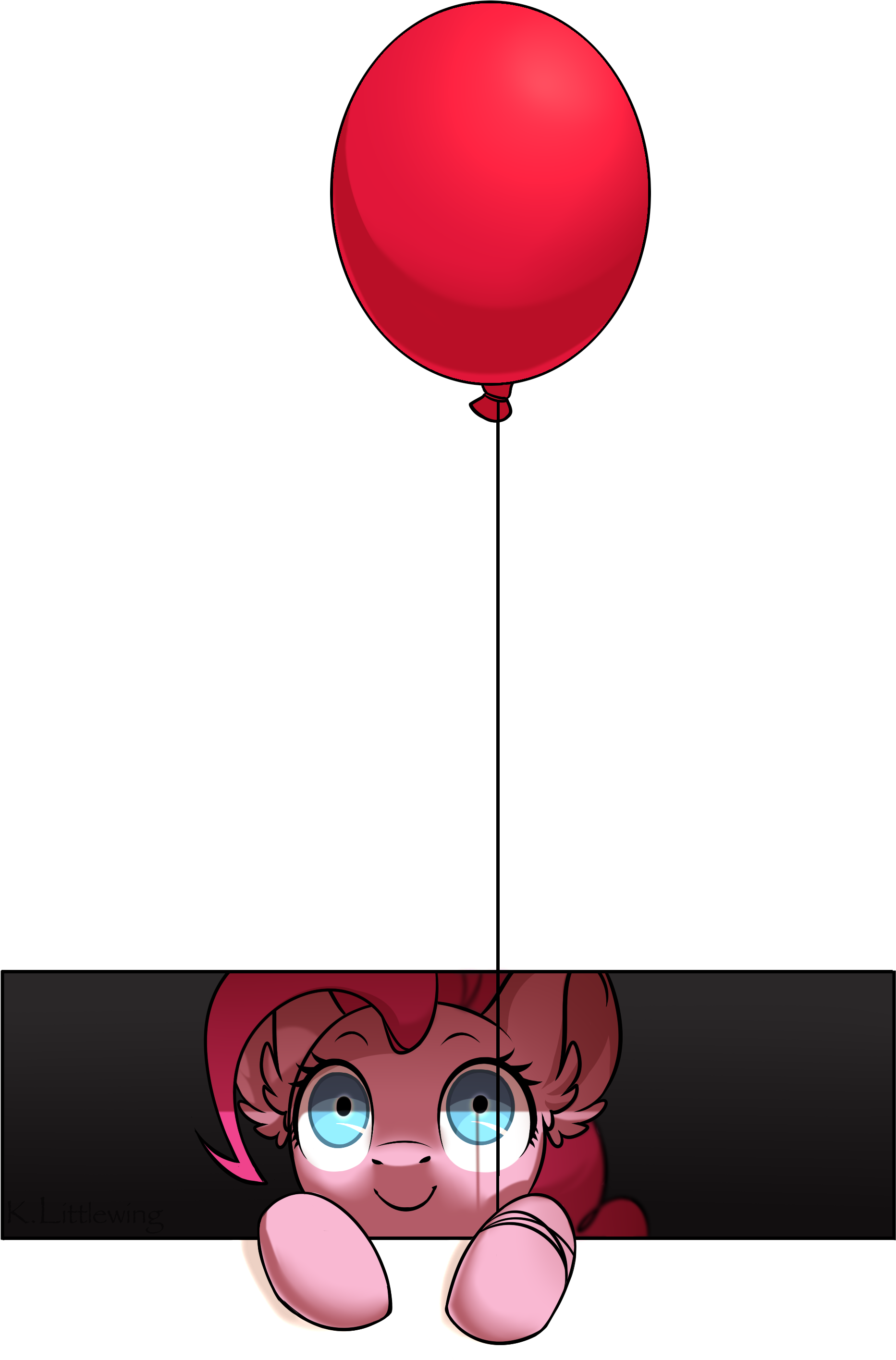 Want A Balloon - Pinkie Pie Pennywise (2000x2916), Png Download