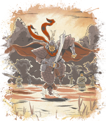 Conquest Of The Three Kingdoms - Sun Jian (420x480), Png Download