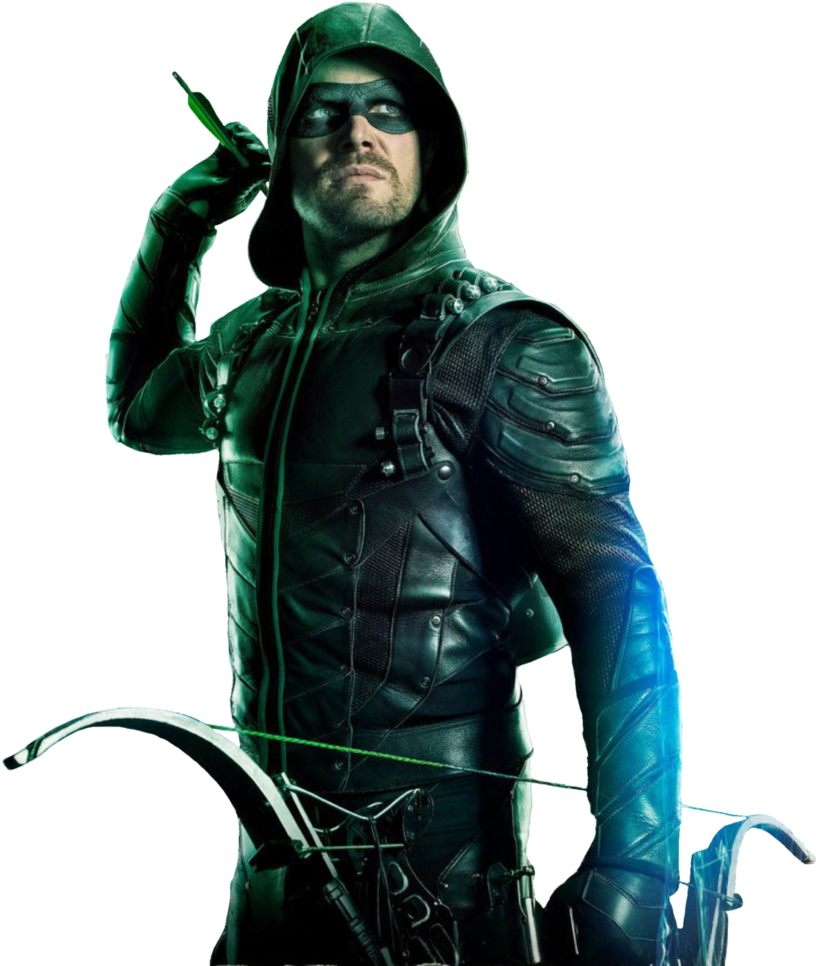 Green Arrow Png By Stark3879-daswq70 - Oliver Queen Green Arrow Png (824x970), Png Download