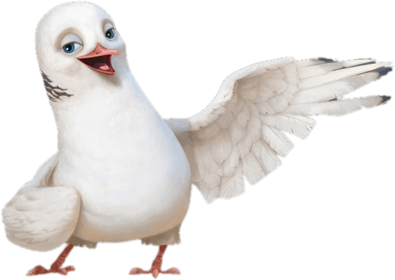Dave The Dove (620x620), Png Download
