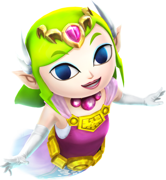 Hyrule Warriors Legends Toon Zelda Ghost Zelda - Hyrule Warriors Toon Zelda (552x599), Png Download