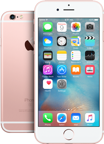 Iphone 6s 16gb - Iphone 6s Rose 32gb (355x488), Png Download