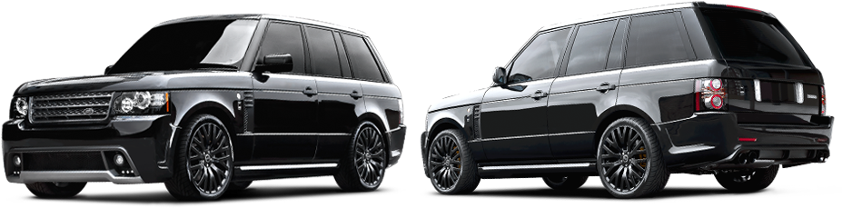 Range Rover Vogue Late 2009 To 2013 Overview - Range Rover (938x369), Png Download