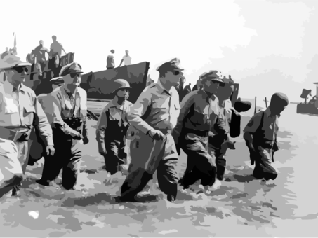 Battle Of Leyte Gulf Second World War - Tacloban City Tourist Spots (453x340), Png Download