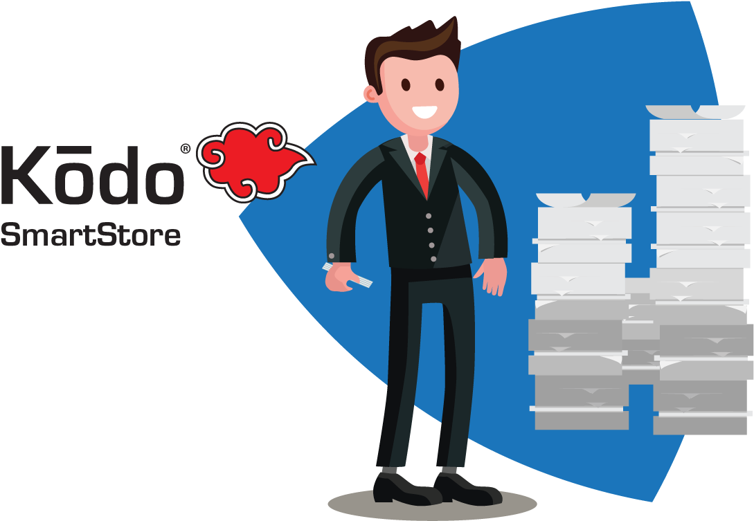 Kodo Smartstore - Png - Cartoon (1280x800), Png Download