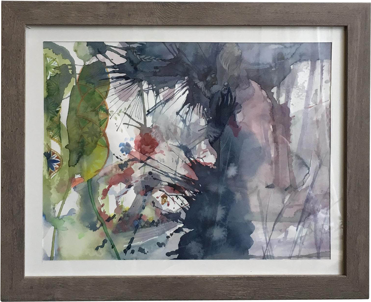 Original Watercolour Illustration, Based On Haruki - Picture Frame (1520x1520), Png Download