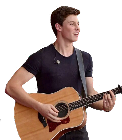 Shawn Mendes Free Download Png - Shawn Mendes Guitar Png (480x574), Png Download