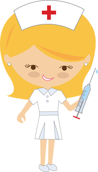 Nurse Art, Nurse Stuff, Get Well - Médica Clipart (413x720), Png Download