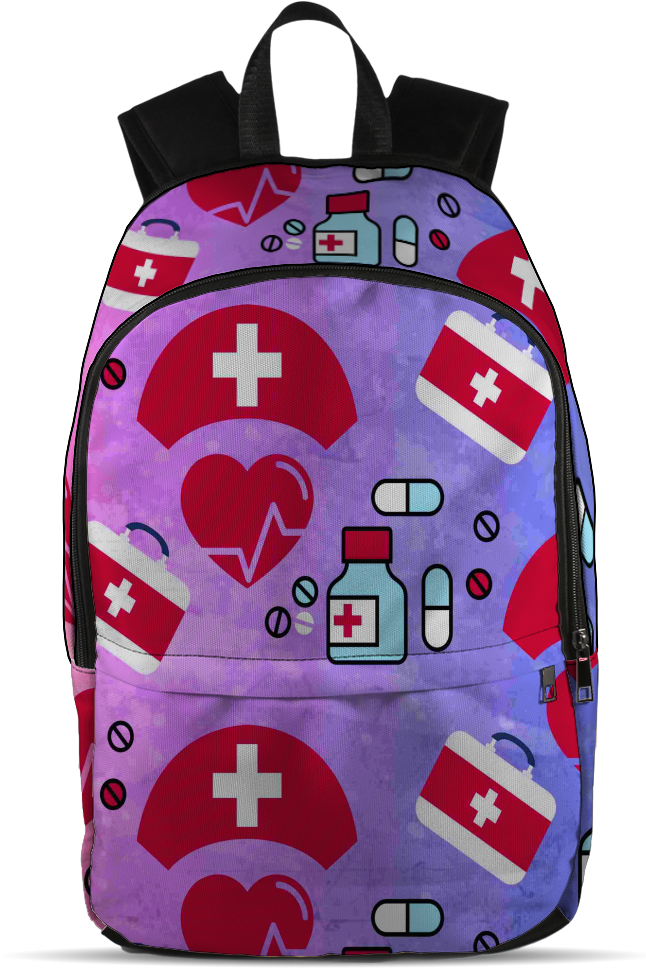 Nurse Hat - Meds - Tiger Flower (650x1016), Png Download