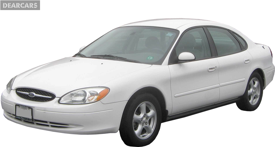 Ford Taurus / Sedan / 4 Doors / 2000 2003 / Front Left - 2001 Ford White Car (900x500), Png Download