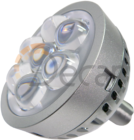 Светодиодный Модуль Дальнего Света Dixel High Beam - Titanium Ring (500x500), Png Download