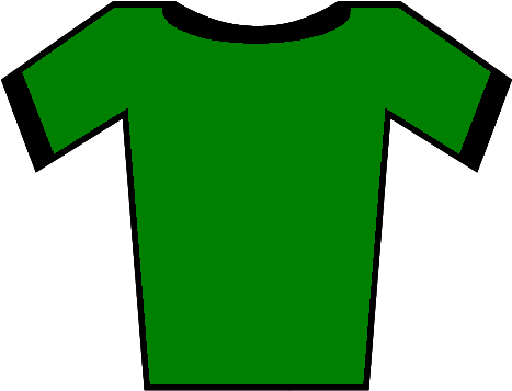 Soccer Jersey Green-black - T Shirt Soccer Png (500x400), Png Download