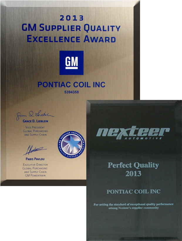 Pontiac Coil Logo - Award (687x911), Png Download