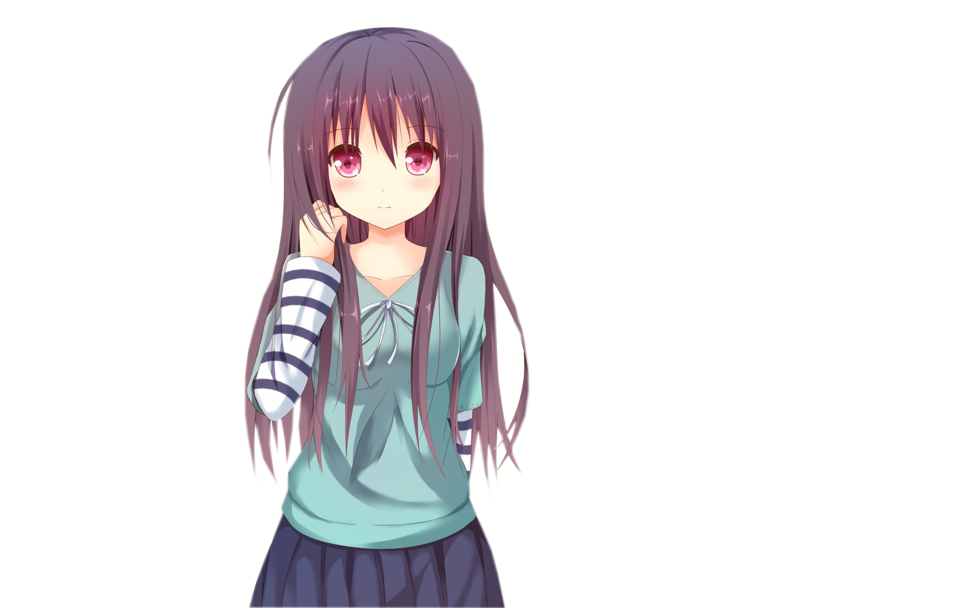 Download Girl Render By Notifwrecker On Deviantart - Anime Girls With Purple Hair And Red Eyes PNG Image with No Background Download Girl Render By Notifwrecker On Deviantart - Anime Girls With Purple Hair And Red Eyes PNG Image with No Background