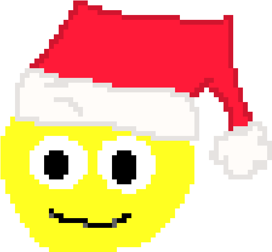 Emoji Wearing Christmas Hat - Smiley (940x680), Png Download