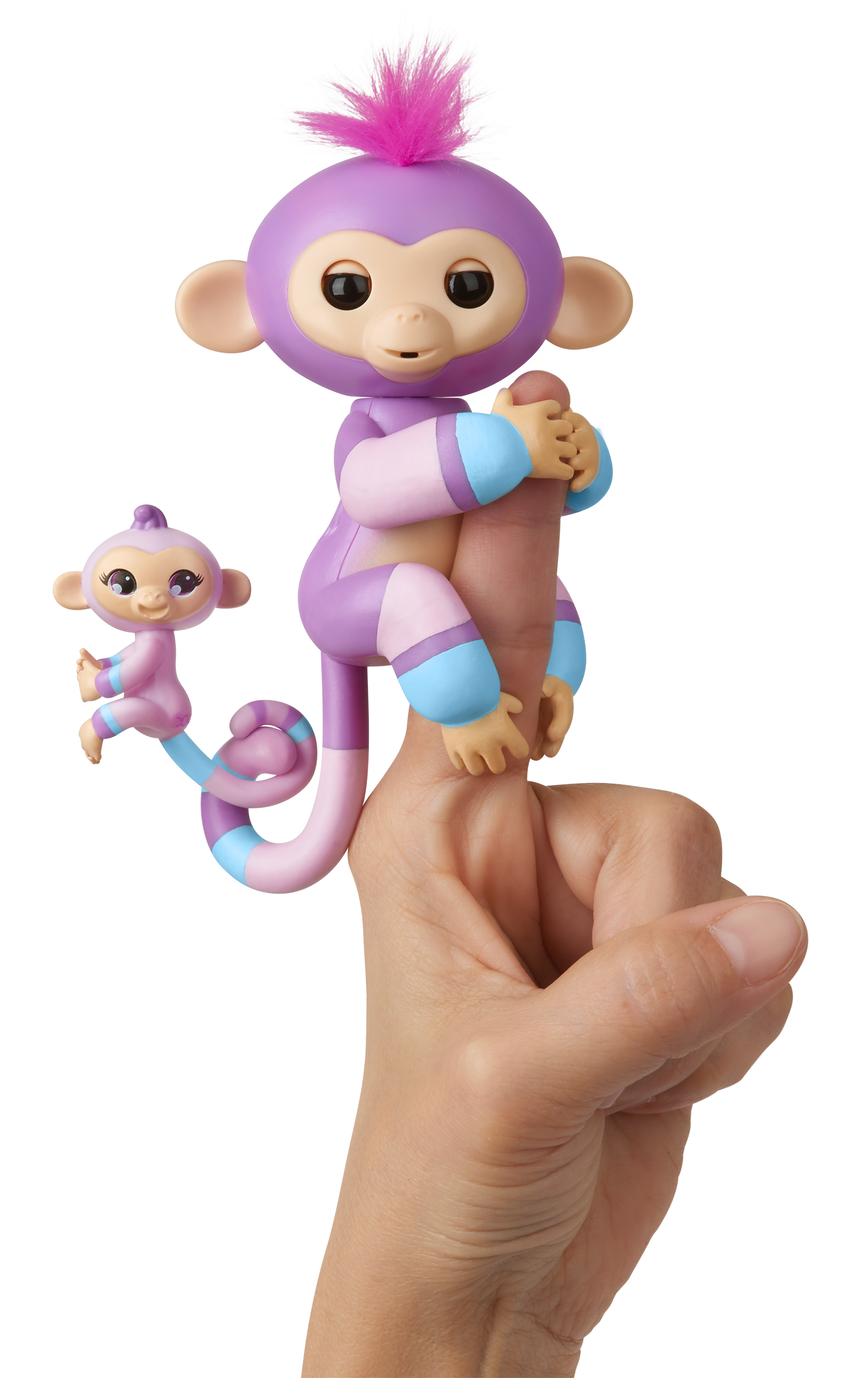 Fingerlings Baby Monkey & Mini Bffs (3000x3000), Png Download