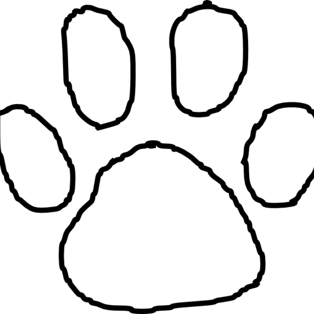 Lsu Paw Magnet Source - Jaguar Paw Print (1024x1024), Png Download