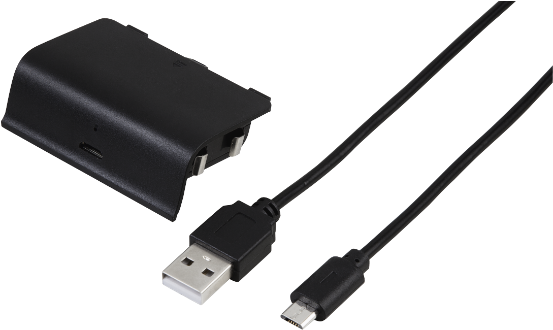 Abx3 High-res Image - Hama Play And Charge Black Thunder - Für Xbox One - (1100x1100), Png Download