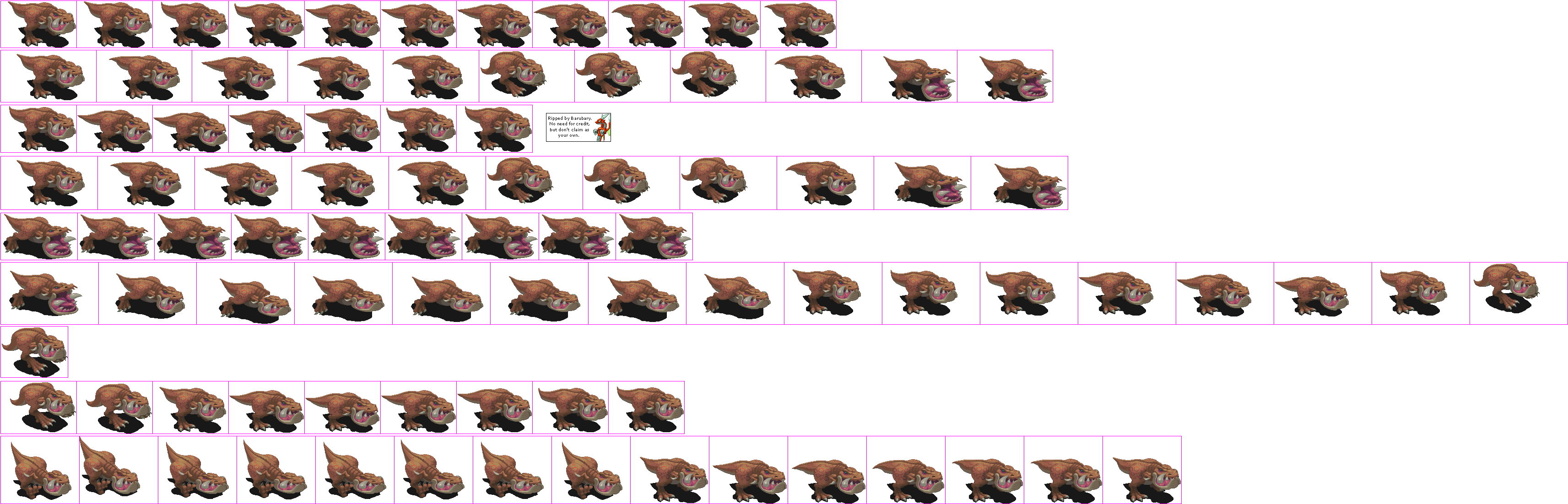 Click For Full Sized Image Zaurus - Breath Of Fire (3440x1116), Png Download
