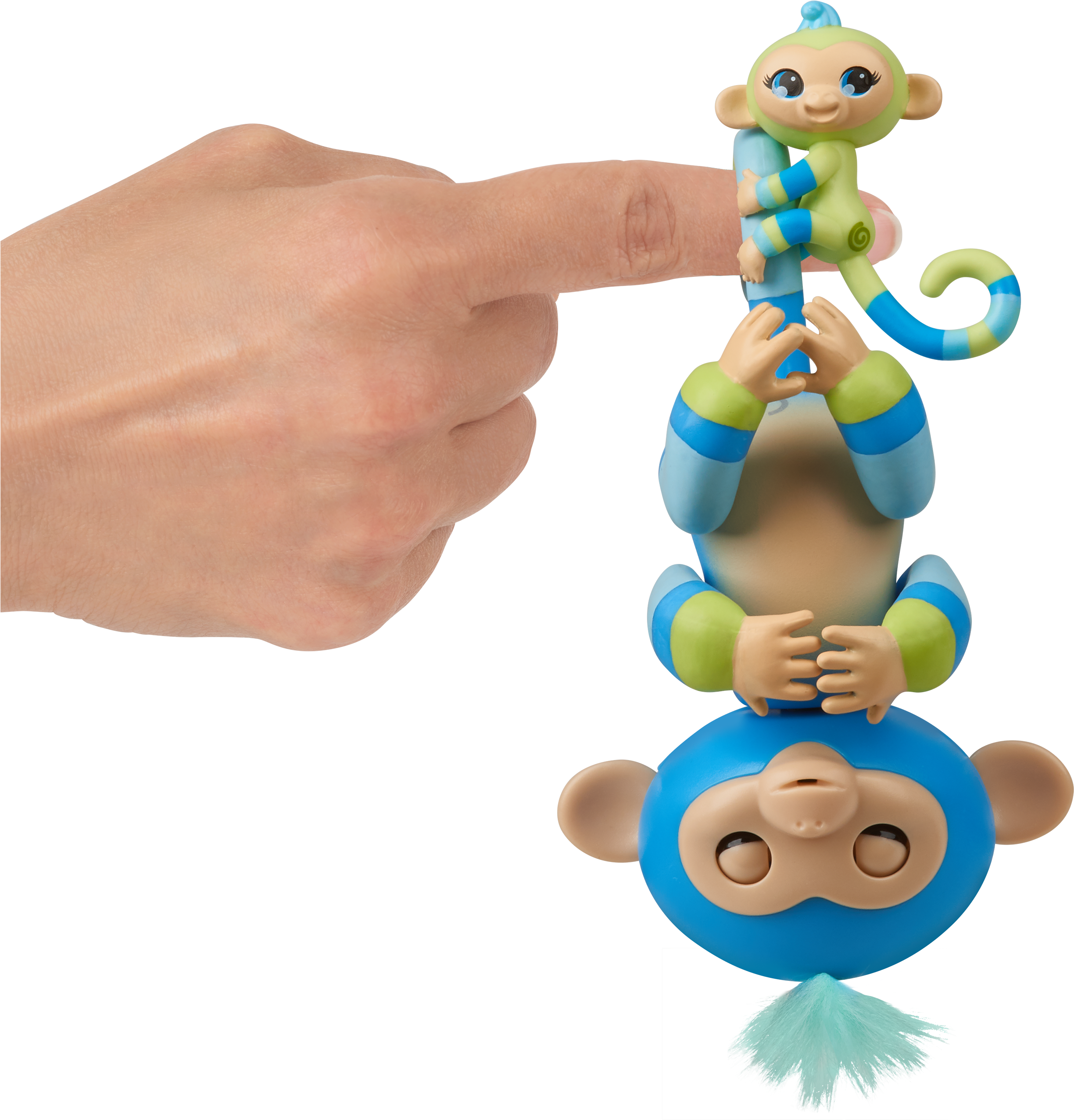 Fingerlings Baby Monkey & Mini Bffs (3000x3000), Png Download
