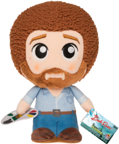 Funko Supercute Plush Bob Ross - Bob Ross Plush Toy (541x541), Png Download