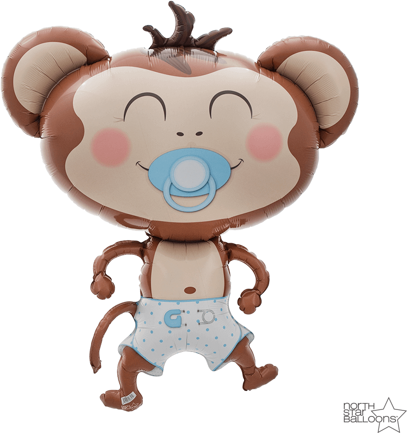Baby Boy Monkey 41 In* (1000x1000), Png Download