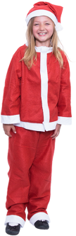 Santa Suit Child Suit - Santa Suit (464x348), Png Download