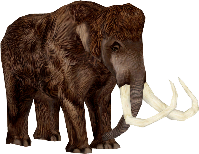 Woolly Mammoth Adult 1 - Zoo Tycoon 2 Woolly Mammoth (671x671), Png Download