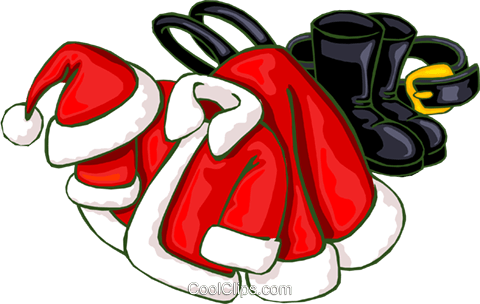 Santa Suit Royalty Free Vector Clip Art Illustration - Clip Art (480x304), Png Download