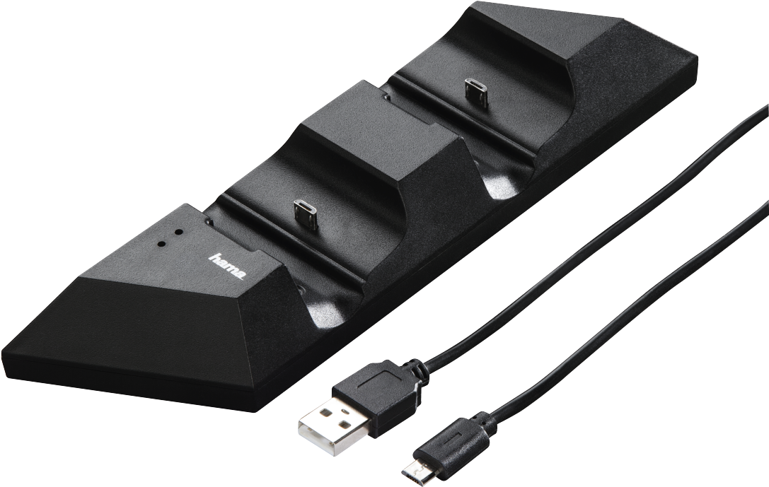 "black Thunder" Charging Station For Xbox One/one S - Hama Ladestation Black Thunder Für Xbox One/one S (1100x1100), Png Download