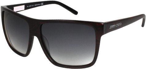 Jimmy Choo Sunglasses Roxannes Red Black Snake - Celine Knockoff Sunglasses (500x300), Png Download